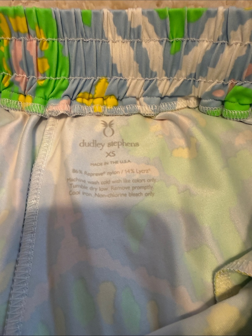 Dudley Stephens Patterned Drawstring Pants - Picture 2 of 5